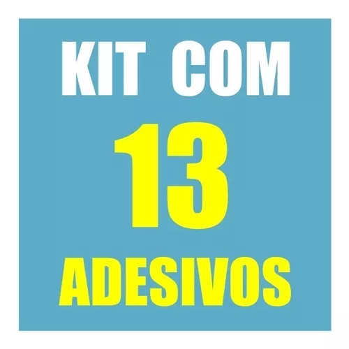 Kit 10 Adesivo para Água Pokemon