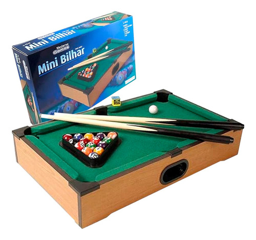 Brinquedo Mini Sinuca Mesa De Bilhar Infantil Snooker