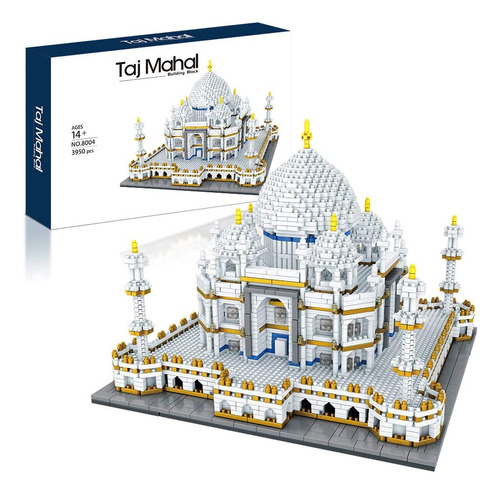 Arquitectura Taj Mahal Micro Bloques 3950 Piezas Modelo...