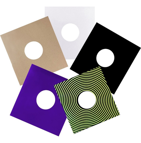 10 Sets De Tapa  + Sobre Papel + Funda Ext Vinilo/lp