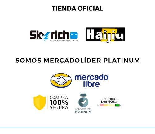 Batería Moto Haijiu Htz10s-fa Agm Gel Libre Mantenimiento