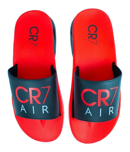 Imagen 4 de 4 de Sandalias Casual Cr7 Rojo Cr709rn Moletto