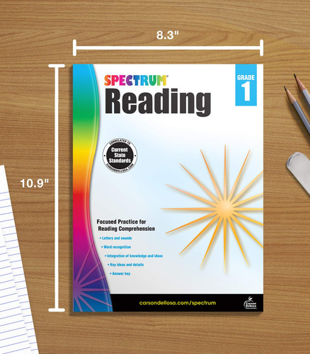 Workbook Spectrum, Comprensión Lectora De Primer Grado, 6-7