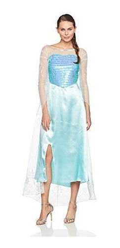 Disfraz Talla X-large (18|20) Para Mujer De Elsa De Frozen