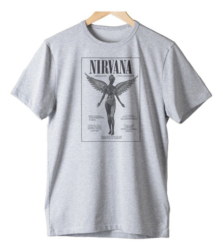 Camiseta Algodão Kurt Cobain Nirvana Rock Grunge Retro