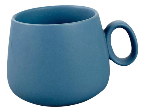 Taza De Café De Gres Hecha A Mano Con Diseño De Mango