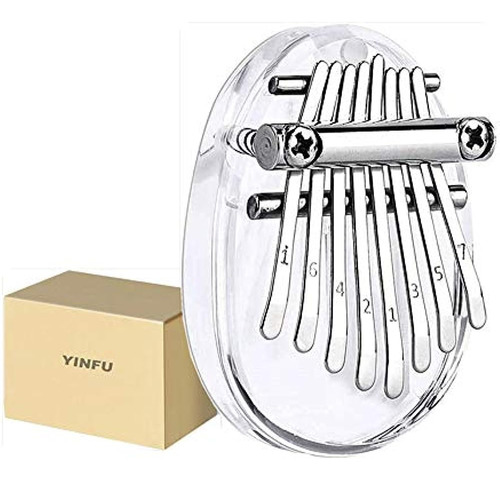 Mini Kalimba Piano De Pulgar De Cristal De 8 Teclas El Mejor