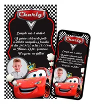 Comprar Invitación Digital Personalizada Con Foto Cars. Digitalbaire