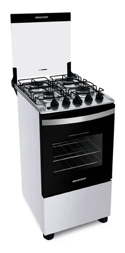 Fogão 4 Bocas Acendimento Automático BFO4NBB Brastemp Bivolt Cor Branco