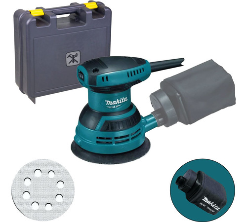 Lixadeira Roto-orbital 240w M9204b Makita Com Maleta 