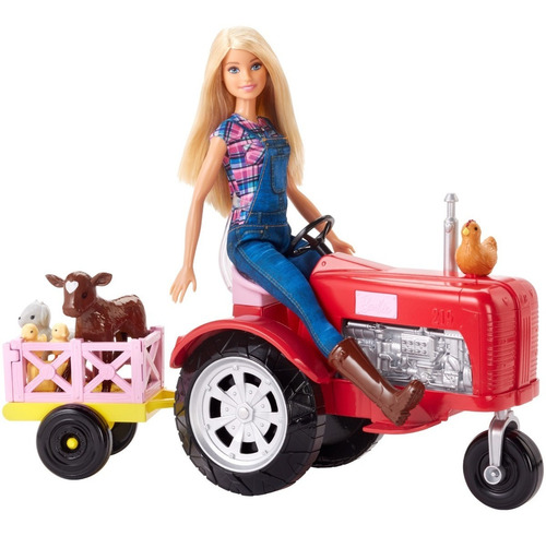Barbie Y Su Tractor De Mattel