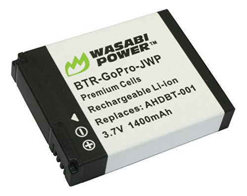 Wasabi Bateria Para Gopro Hd Hero Ahdbt 001 002