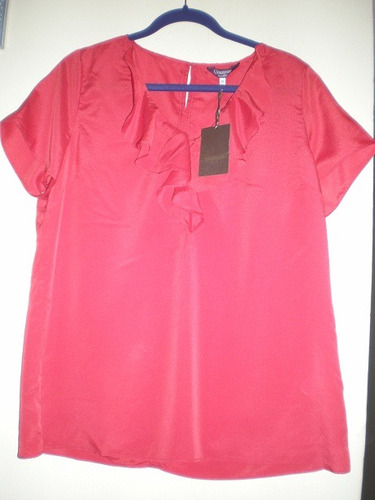 Hermosa Blusa Roja Xl Nueva