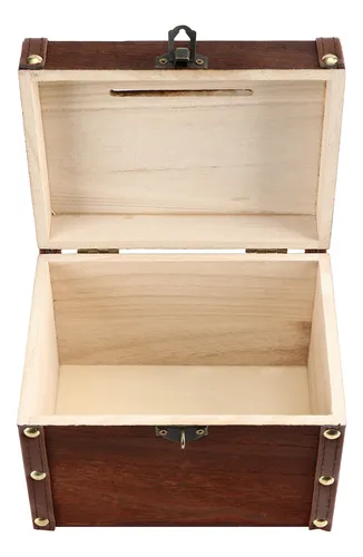 Caja Fuerte De Madera K Iggy Bank De Madera Con Cierre