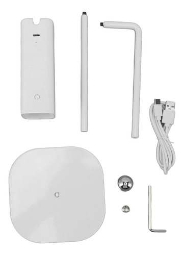 Mesita De Noche Led Con Carga Usb, Atenuación Continua, Lect