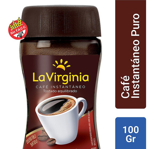 La Virginia Cafe Instantaneo Puro Seleccion Granulado 100 Gr