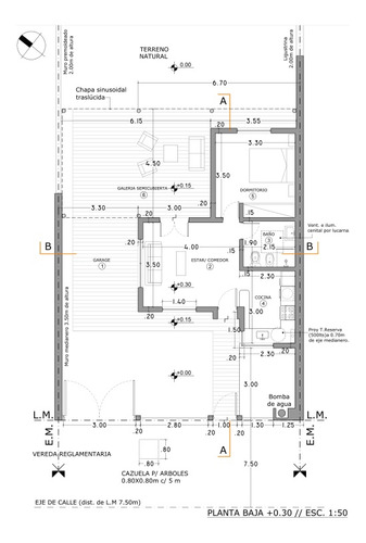 Casa , Una Habitación Con Placard, Un Baño, Estar Comedor