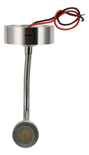 Cabecera Led Para Lectura Rv, Usb Tipo C, 3 Temperaturas De