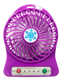 Mini Ventilador Portatil Recargable 3 Velocidades Usb