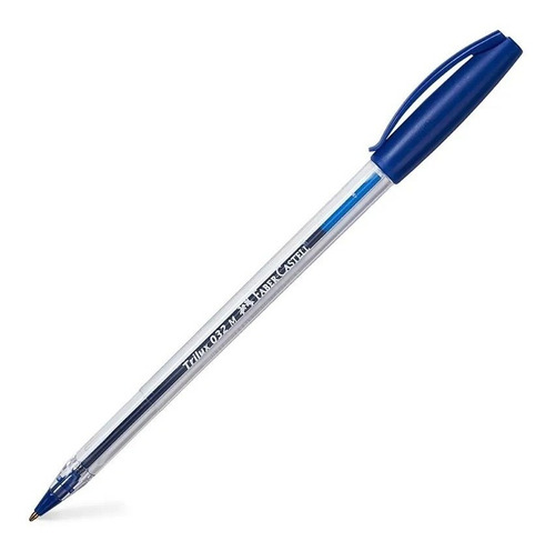 Bolígrafo Birome Faber Castell Trilux 1mm Azul (x20 Unid.)