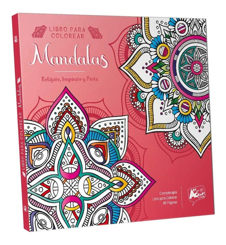 Libro Para Colorear Mandalas 48 Pag. Art & Craft