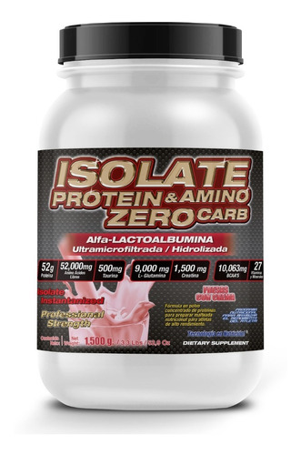F&nt Isolate Protein & Amino Zero Carb 1,500 Gr