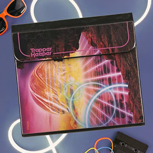 Trapper Keeper Binder, Retro Design, 1 Inch Binder Includes