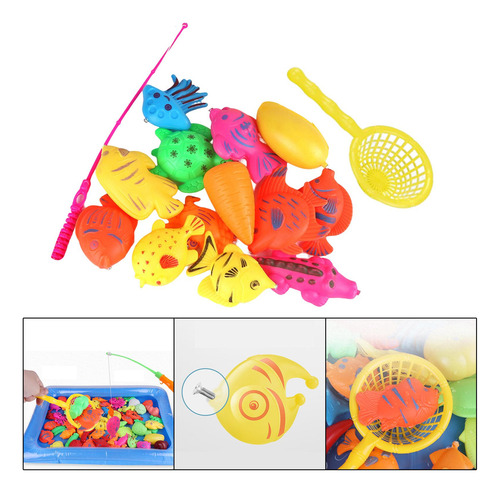 Juego De Pesca Con Caña De Pescar Para Favores De Fiesta De