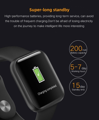 Reloj Inteligente Rosa Smartwatch Sumergible Control Música