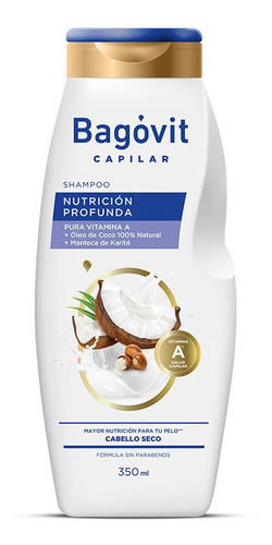 Bagovit Capilar Nutricion Profunda Shampoo X 350 Ml