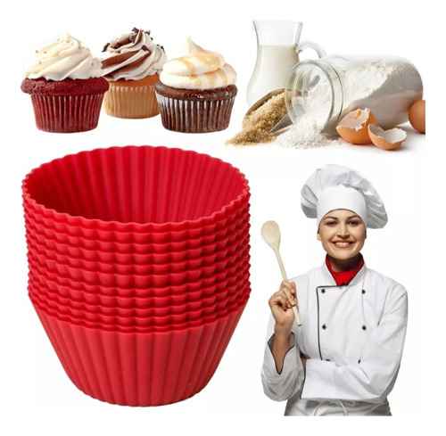 Forminhas Forma Assadeira Para Cupcake Mini Bolo Muffin 12un