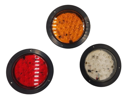 Stop Led 24v Redondo Camion Universal 24 Led