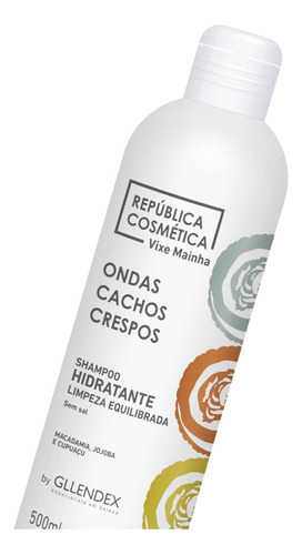 Gllendex Vixe Mainha Shampoo + Gelatina Modeladora Rulos 6c