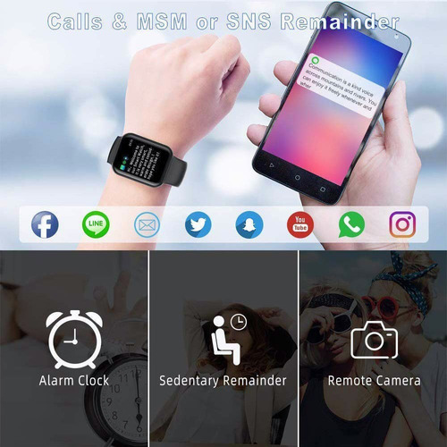 Reloj Inteligente Besoner B57 Bluetooth Deportivo Ip67