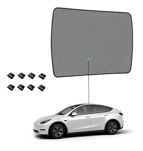 Tesla Model Y Sunshade Accesorios Toldos Techo Corrediz...