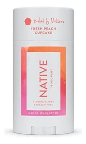 Native - Desodorante Fresco Para Cupcakes De Durazno Sin Alu