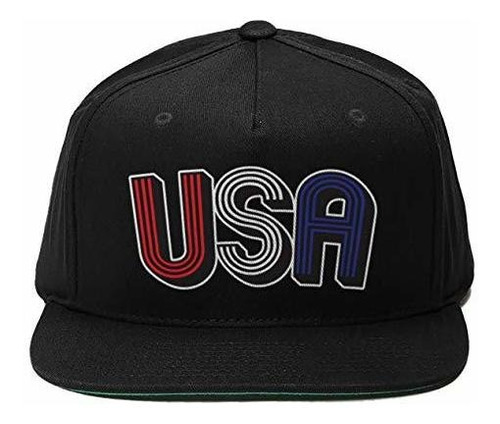 Sombreros - Usa - United States Of America Flat Brimmed Snap