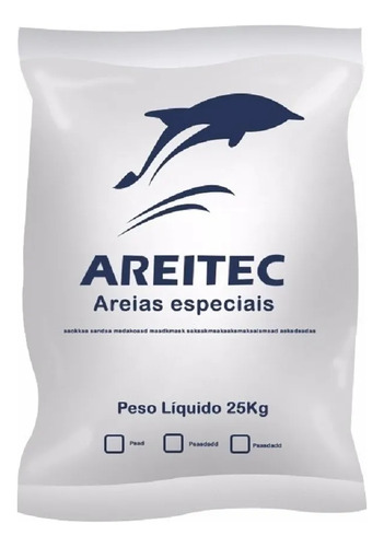 Areia Branca Para Aquarios Ou Lagos Saco Com 25 Kilos