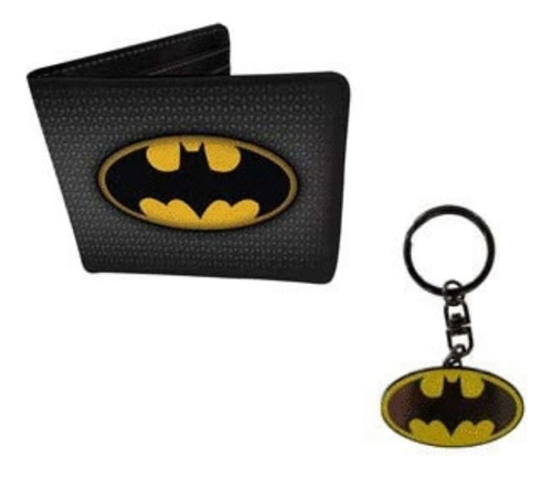 Dc Comics Batman Cartera Y Llavero Set Para