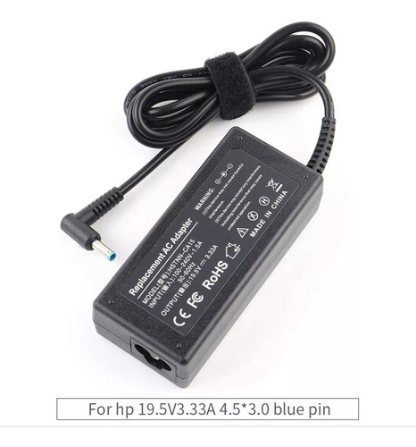 Imagen 1 de 2 de Cargador Ultrabook Compatible Hp 19.5v 2.31a 3.33a 65w