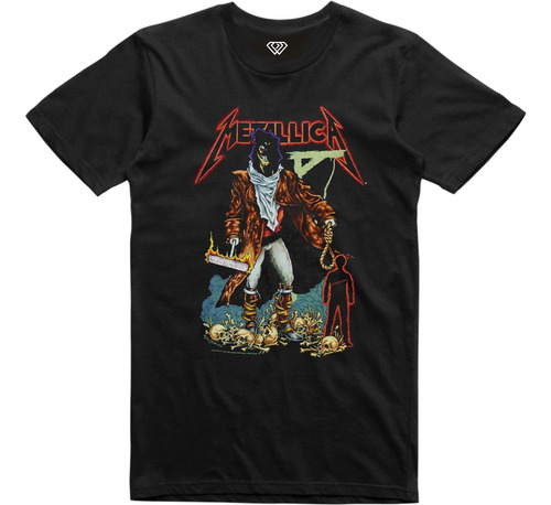 Playera T-shirt Rock Heavy Banda Metallica 26