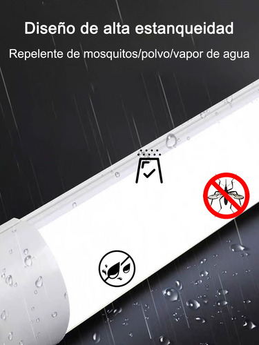 10pz Tubo Led Regleta Sumex 40w 127v 4000lm 6500k Blanco