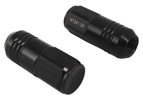 Imagen 2 de 3 de Tuercas Ruedas 12x1.25 Negro X20 Lug Nuts Jdm - Spa Turbo