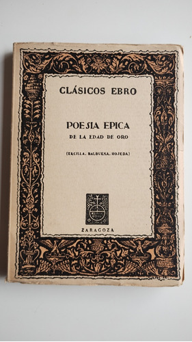 Poesía Épica De La Edad De Oro