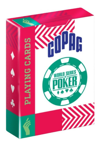 Baralho Plástico Poker Wsop Profissional Naipe Grande Copag