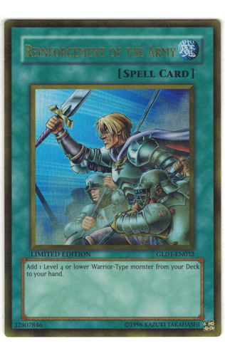 Yugioh Reinforcement Of The Army Gold Gld1-en032