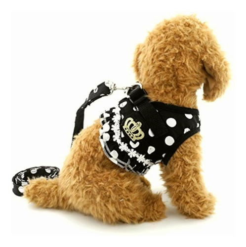 Brother Cat Dog Puppy Small Dog/cat Dots Vest Harness Leash