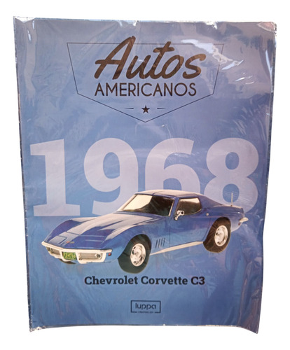 Colección Autos Americanos 1/43 N° 4 Chevrolet Corvette C3 Azul