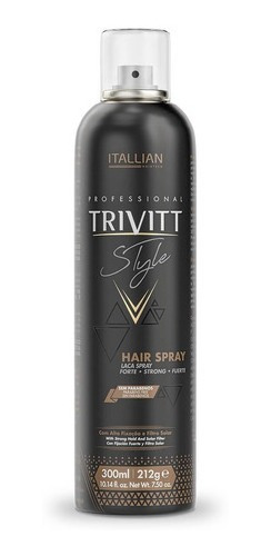 Imagem 1 de 1 de Itallian Trivitt Hair Spray Style Laca Forte 300ml