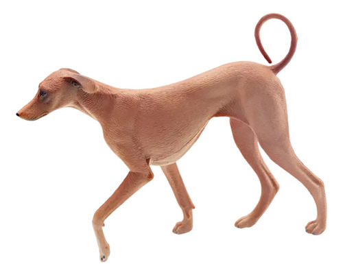 Estatua De Perros De Azawakh Figura Realista De Amarillo